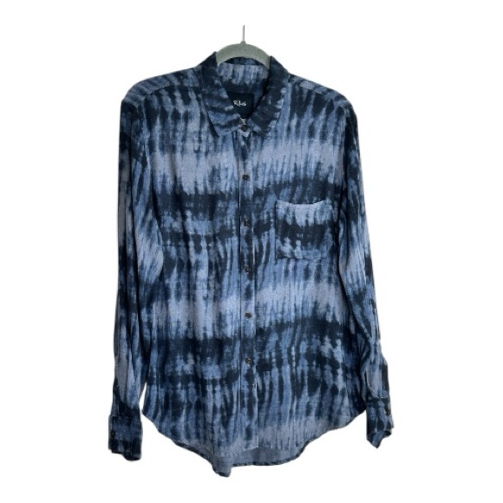Rails Gray Hunter Tie-Dye Shirt Sz M